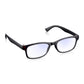 Brown Tortoiseshell Rectangular Blue Light Blocking Reading Glasses for Men & Women