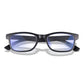 Brown Tortoiseshell Rectangular Blue Light Blocking Reading Glasses for Men & Women
