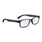 Black Rectangular Blue Light Blocking Reading Glasses For Men & Women