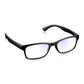 2 Pack - Read Optics Black Rectangular Blue Light Blocking Reading Glasses For Men & Women