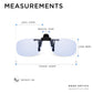 Read Optics Clip On Blue Light Blocking Glasses for Computer & Digital Screens