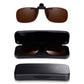 Read Optics Brown Clip-On Sunglasses Polarised UV Tinted Lenses For Men & Women