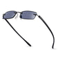 Read Optics Black Rectangular Rimless Reading Sunglasses for Men & Women