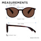 Read Optics Shiny Dark Tortoiseshell Round Sun Reading Glasses for Men & Women