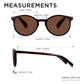 Read Optics Shiny Dark Tortoiseshell Round Sun Reading Glasses for Men & Women