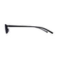 Read Optics Gloss Black Rectangular Half Frame Reading Sun Glasses with Spring Hinges For Men