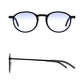 Read Optics Black Round Blue Light Blocking Reading Glasses for Men & Women