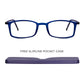 Read Optics Blue Rectangular Anti Blue Light Reading Glasses for Men & Women