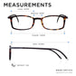 Read Optics Tortoiseshell Rectangular Blue Light Blocking Reading Glasses for Men & Women