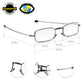 Read Optics Gunmetal Grey Compact Folding Reading Glasses For Men & Women