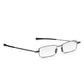 Read Optics Gunmetal Grey Rectangular Flat Folding Reading Glasses For Men & Women