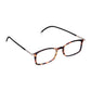 Read Optics Tortoiseshell Rectangular Blue Light Blocking Reading Glasses for Men & Women