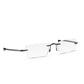 Gunmetal Grey Compact Folding Rimless Reading Glasses For Men & Women